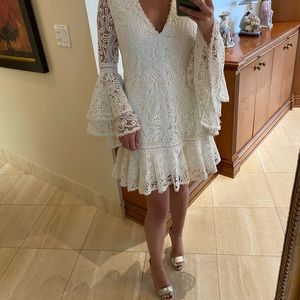 ALEXIS white dress